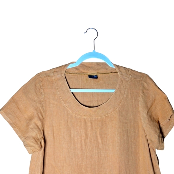 Lisa Bayne Mustard Lagenlook Tunic Dress Size XSmall - Picture 2 of 6